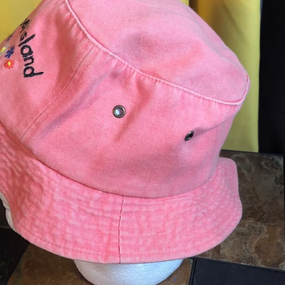 Sanibel Island coral bucket hat-size large